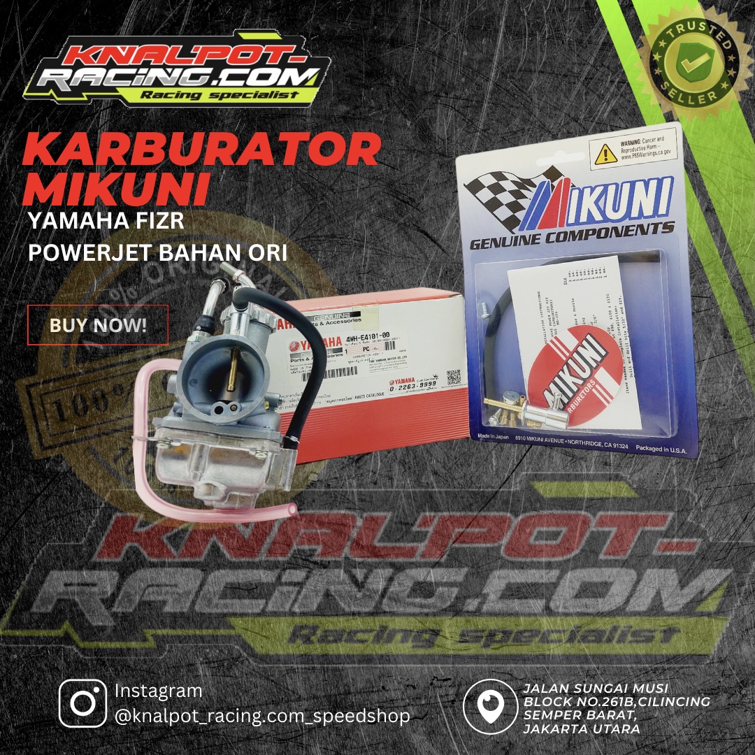 KARBURATOR YAMAHA FIZR POWERJET BAHAN ORI